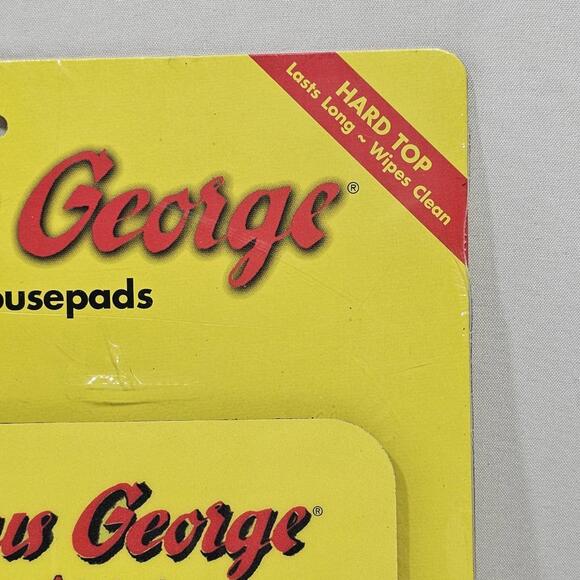 Vintage Margret Ray Curious George Learns The  Alphabet Authentic 1995 Mouse Pad - Picture 4 of 6
